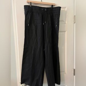 Athleta wide-leg linen pants